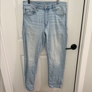 American Eagle Outfitters Light Wash Straight Jeans
